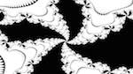 Fifth of 'reflets &mdash; msg &mdash; abstract spiral&ndash;like 1'.