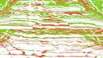 Third of 'reflets &mdash; msg &mdash; processing effects 1 source abstract'.