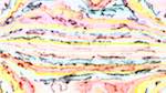 Sixth of 'reflets &mdash; paint action sequence &mdash; source abstractions 1'.
