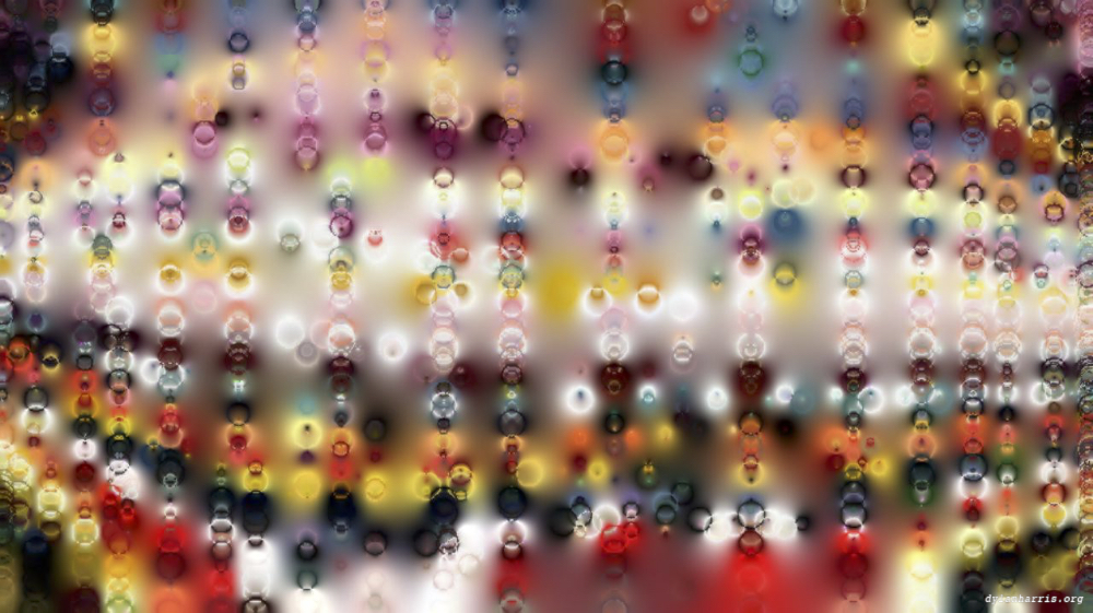 Image 'reflets &mdash; paint action sequence &mdash; source abstractions 1 2'.