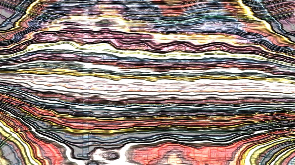 Image 'reflets &mdash; image operation &mdash; default source stylisations 1 5'.
