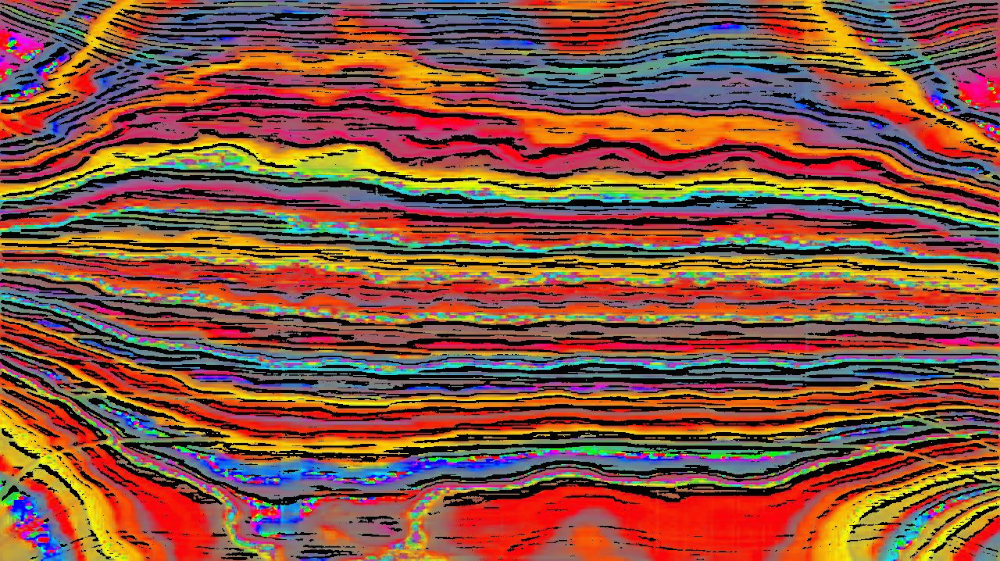 Image 'reflets &mdash; image operation &mdash; default source stylisations 1 7'.