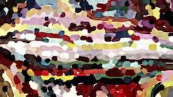 Third of 'reflets &mdash; paint synthesiser classic &mdash; 3.5 collection strokes 6'.