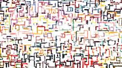 Seventh of 'reflets &mdash; paint synthesiser classic &mdash; 3.0 collection stylised 2'.