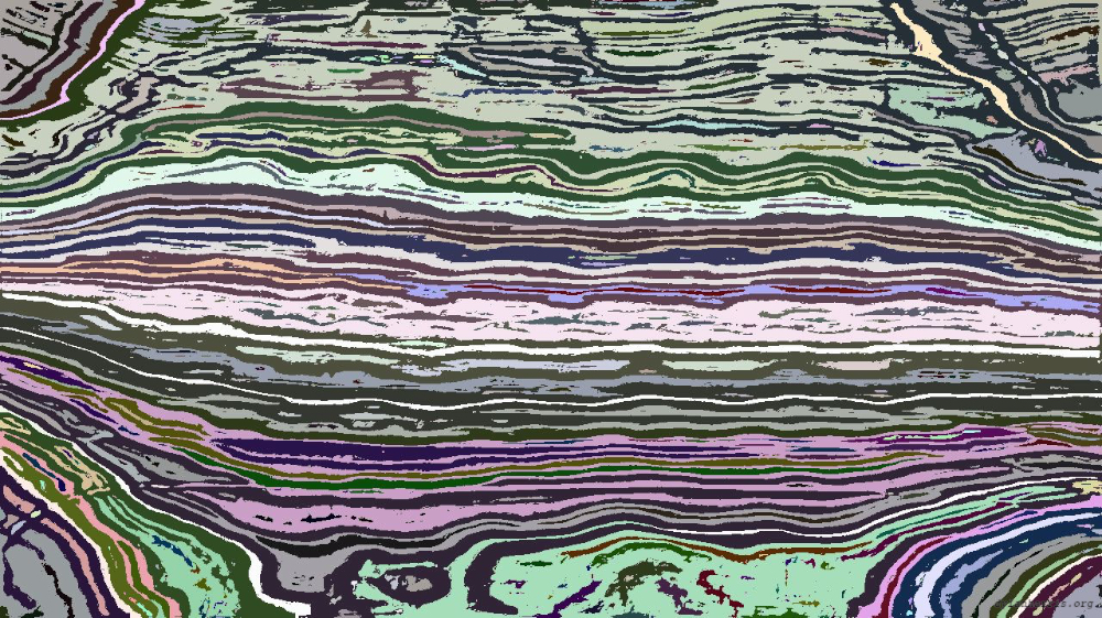 Image 'reflets &mdash; paint action sequence &mdash; stylised 1 7'.
