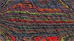 Fourth of 'reflets &mdash; paint action sequence &mdash; stylised 2'.