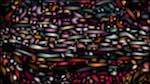 Second of 'reflets &mdash; paint action sequence &mdash; skylistic 1'.