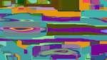 Fourth of 'reflets &mdash; msg &mdash; processing effects 1 source very abstract 1'.
