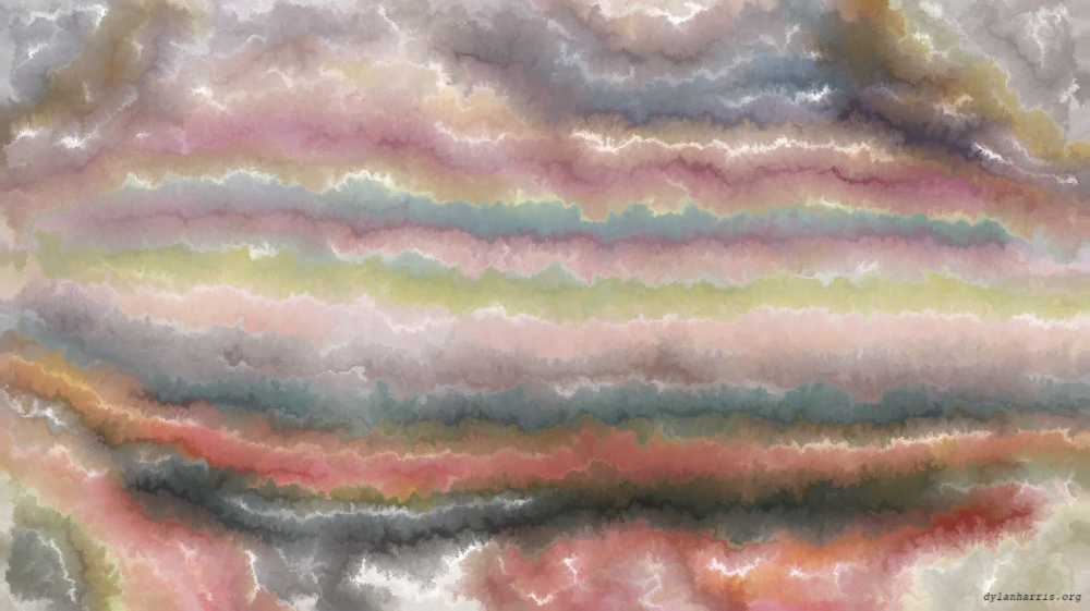 Image 'reflets &mdash; paint action sequence &mdash; soft watercolour 5'.