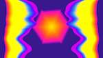 Fifth of 'reflets &mdash; msg &mdash; abstract symmetry 1'.