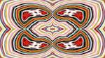 Sixth of 'reflets &mdash; paint action sequence &mdash; symmetry 1'.