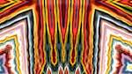Third of 'reflets &mdash; paint action sequence &mdash; symmetry 2'.