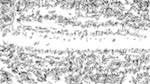 Third of 'reflets &mdash; paint action sequence &mdash; text render'.