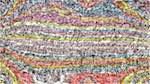 Fifth of 'reflets &mdash; paint action sequence &mdash; text render'.