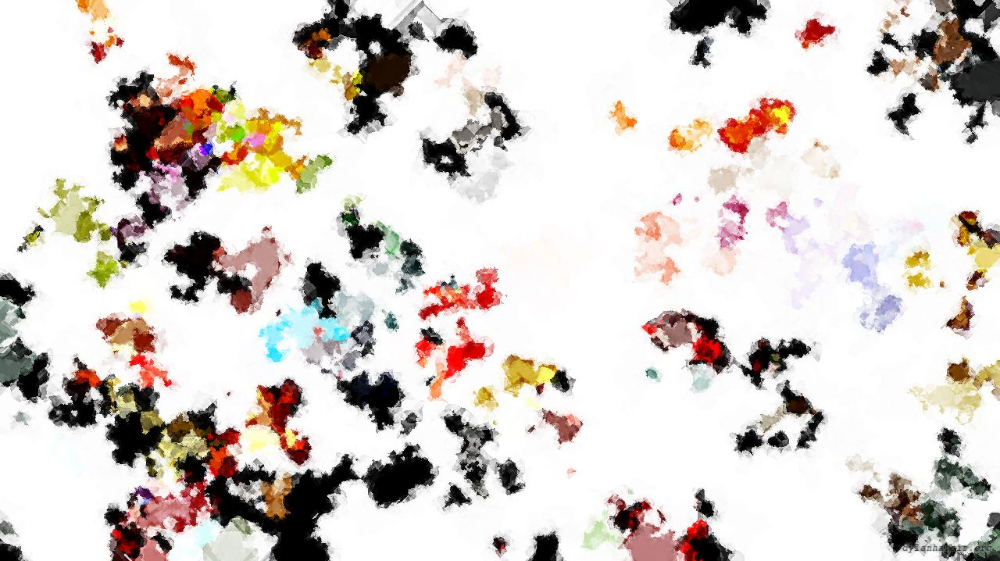 Image 'reflets &mdash; paint action sequence &mdash; textures 6'.
