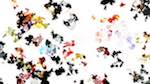 Sixth of 'reflets &mdash; paint action sequence &mdash; textures'.