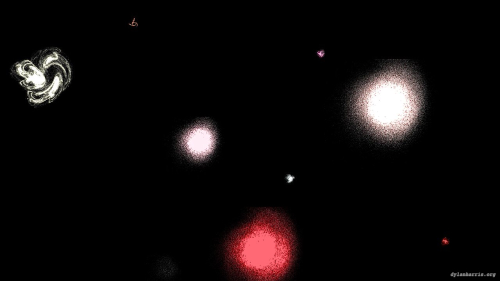 Image 'reflets &mdash; paint action sequence &mdash; time particle examples 4'.