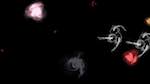Third of 'reflets &mdash; paint action sequence &mdash; time particle examples'.