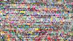 Sixth of 'reflets &mdash; paint action sequence &mdash; time particle examples'.