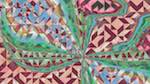 Sixth of 'reflets &mdash; msg &mdash; abstract 1 truchet 1'.