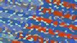 Seventh of 'reflets &mdash; msg &mdash; abstract 1 truchet 2'.