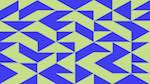 Third of 'reflets &mdash; msg &mdash; abstract 1 truchet 3'.