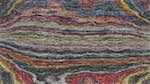 Fifth of 'reflets &mdash; paint action sequence &mdash; textured surface simulations 1'.