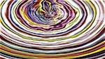 Eighth of 'reflets &mdash; paint action sequence &mdash; textured surface simulations 2'.