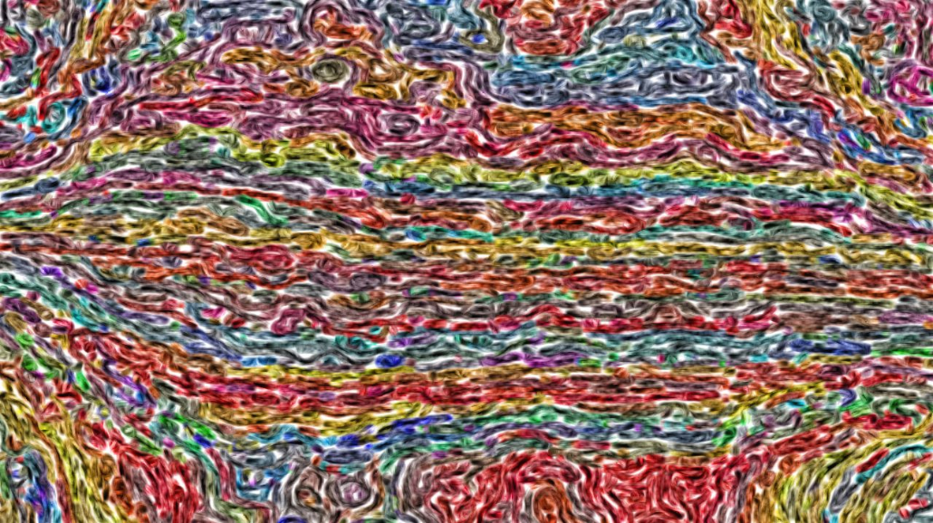 Image 'reflets &mdash; paint synthesiser classic &mdash; 2.0 collection tubular strokes 5'.