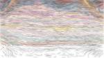 Third of 'reflets &mdash; paint action sequence &mdash; vector colour'.