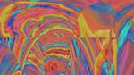 Second of 'reflets &mdash; msg &mdash; processing effects 0 very abstract 2'.