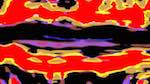Fifth of 'reflets &mdash; msg &mdash; processing effects 0 very abstract 2'.