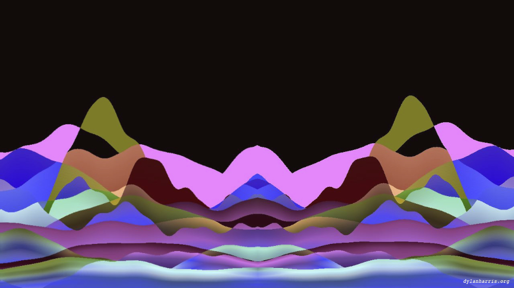 Image 'reflets &mdash; msg &mdash; abstract 1 vert mountains 2 4'.