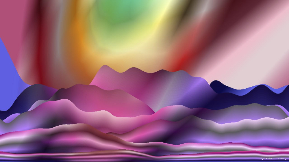 Image 'reflets &mdash; msg &mdash; abstract 1 vert mountains 2 7'.