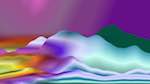 First of 'reflets &mdash; msg &mdash; abstract 1 vert mountains 2'.