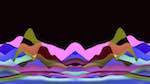 Fourth of 'reflets &mdash; msg &mdash; abstract 1 vert mountains 2'.