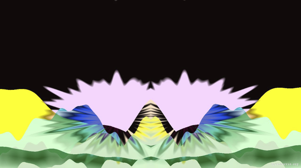 Image 'reflets &mdash; msg &mdash; abstract 1 vert mountains 3 4'.