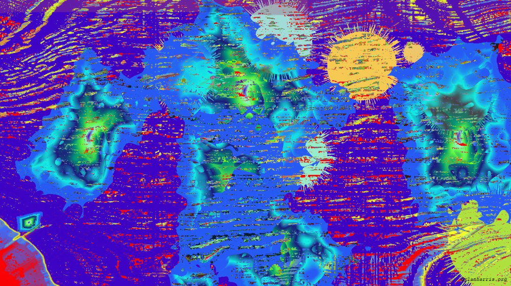 Image 'reflets &mdash; msg &mdash; variations 2 z 2 3 2'.