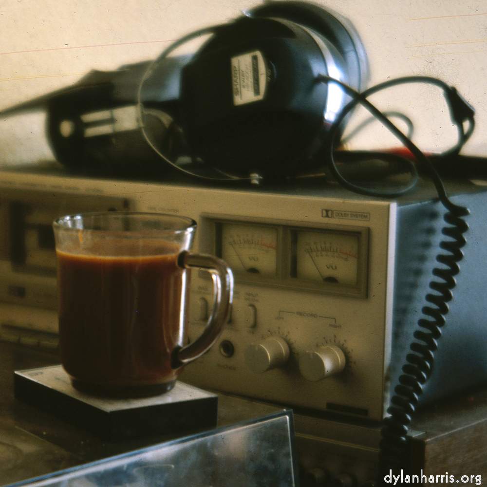 image: 1980s coffee, 1980s sound