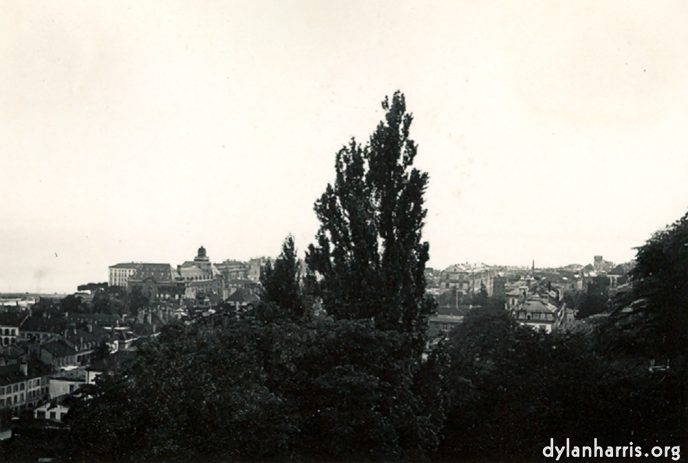 image: View from our bedroom &mdash; City & Lake of Neuch&acirc;tel.