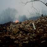 image: demolished building