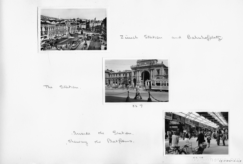 image: Z&uuml;rich Station and Bahnhofplatz.
